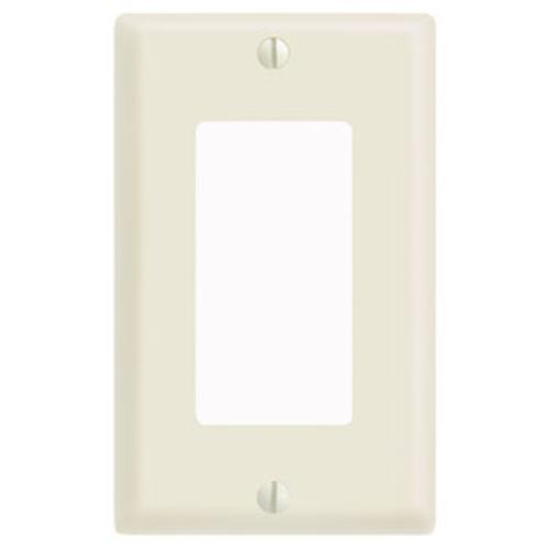Cooper Wiring PJ26A 1-G Midsize Decorator/Gfci Wall Plate, Mid-size - 3.125" x 4.875", Almond Finish