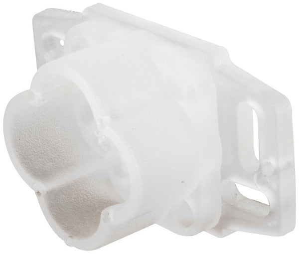 Prime-Line R 7131 Drawer Track Back Socket, Plastic, White