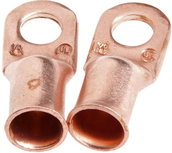 Forney 60096 Copper Cable Lugs, Number 1/0 Cable with 3/8" Stud