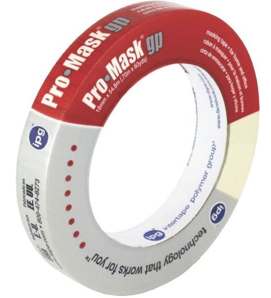 Intertape Polymer 5100-.75 Masking Tape, 0.7" x 60 Yd