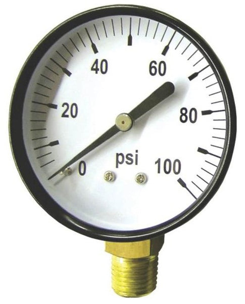 Green Leaf SG 100 1PK Standard Pressure Gauge, 100 PSI
