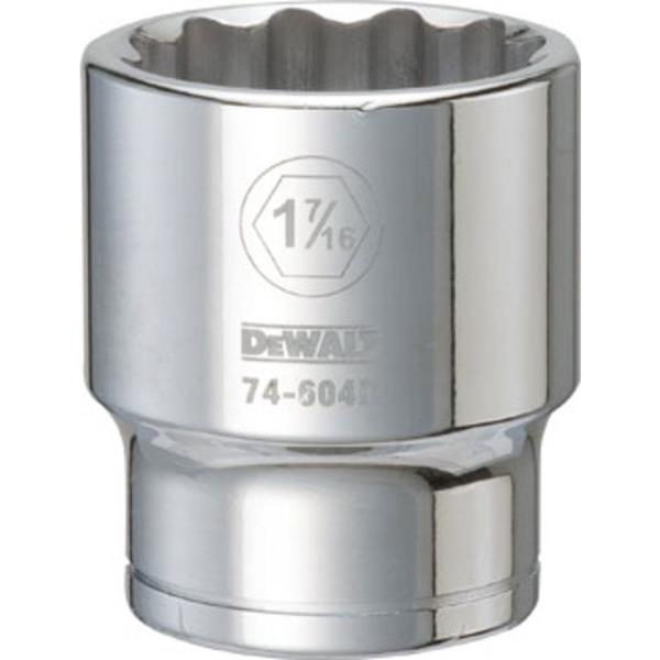 DeWalt DWMT74604OSP SAE 12 Point Socket, 3/4" Drive, 1-7/16"