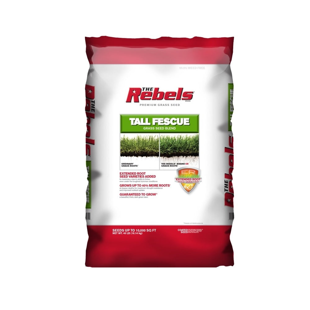Pennington 100526884 Rebel Tall Fescue Grass Seed, 40 lb