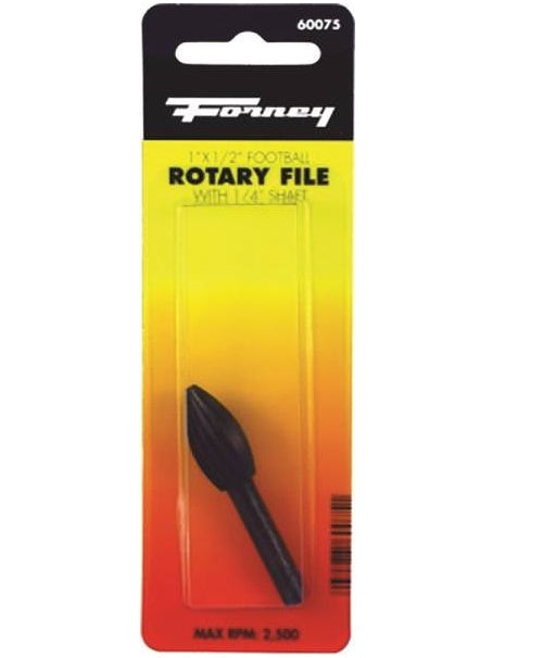 Forney 60075 Rotary File, 1" x 1/2" x 1/4"