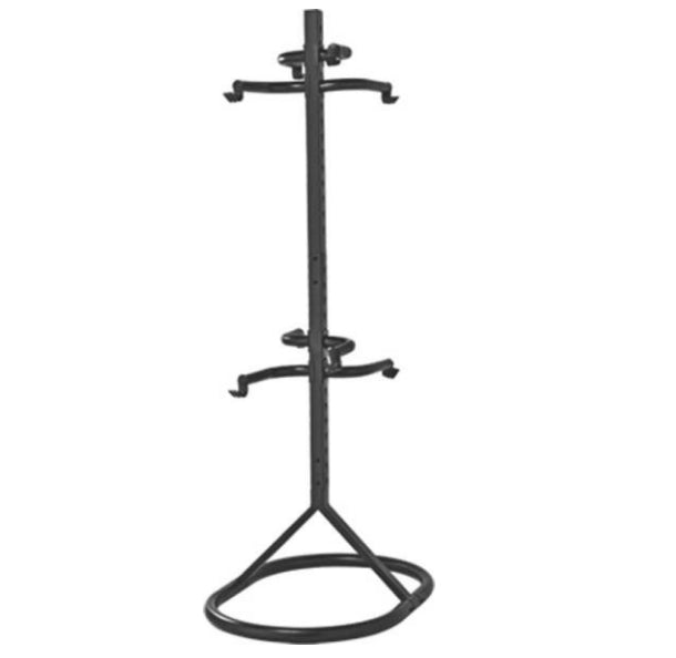 Racor PLB-4R Gravity Freestanding Bike Stand, 4-Bike, Black