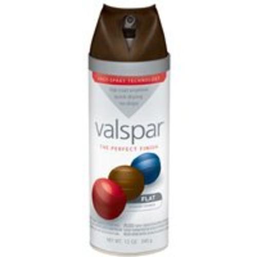 Valspar 85046 Twist  Spray Paint, 12 Oz, Labrador Brown Flat