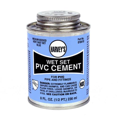 William Harvey 018410-24 P-4 Wet Set Pvc Cement Blue 8Oz