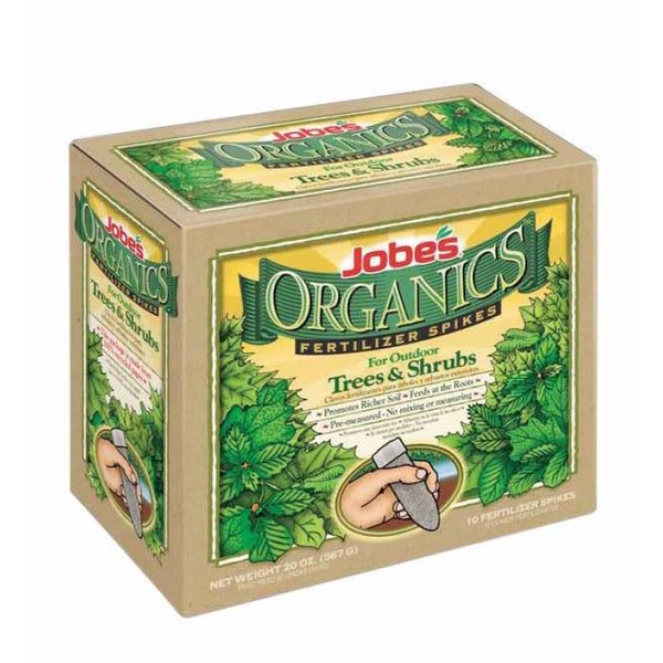 Jobes 01260 Organic Tree Fertilizer Spikes, 5-5-5