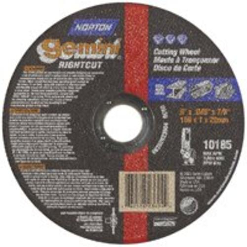 Norton 66252823604 Abrasive Cut-Off Wheel, 6" x 0.45" x 7/8"