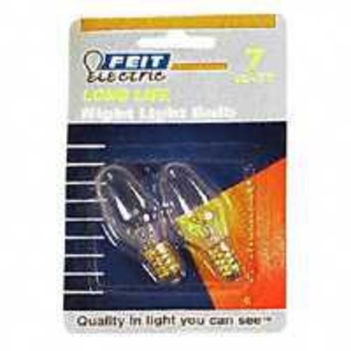 Feit Electric  BP4C7 Candelabra Brass Base Night Light Bulb