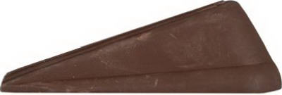 National Hardware N225-987 Rubber Wedge Door Stop, 4", Brown, 2-Pack
