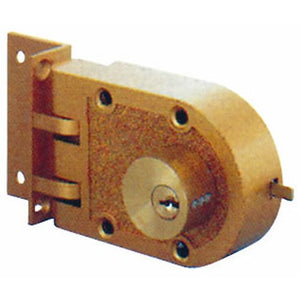Toolbasix 6224331-3L Jimmy Proof  Double Cylinder Lock, Golden