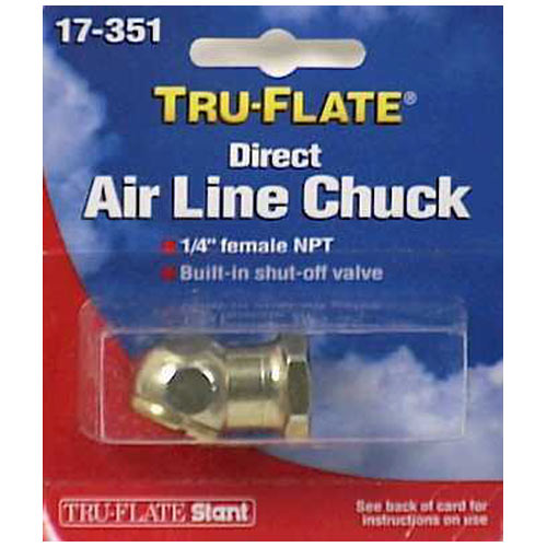 Tru-Flate 17351 Female Air Chuck, 1/4"Npt