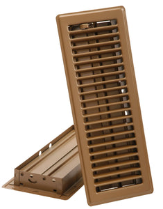 Imperial RG2000 Floor Register, 2-1/4" x 12", Brown