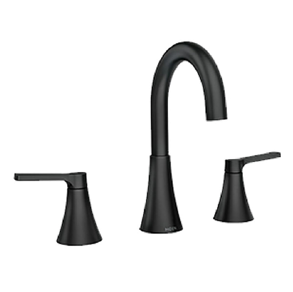 Moen 84312BL Mikah Series Bathroom Faucet, Matte Black