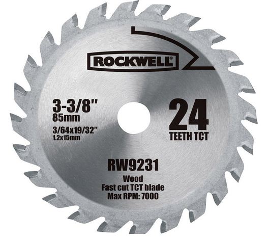 Rockwell RW9231 Versacut Carbide Blade, 24 Teeth