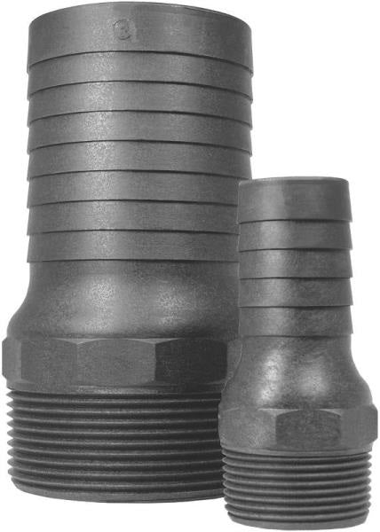Green Leaf  CN 125 P  Nipple Heavy Duty Combo Poly, 1.25" Barb