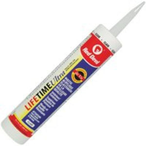 Red Devil 0128CA Lifetime Ultra Acrylic Latex Caulk, Clear, 10.1 Oz