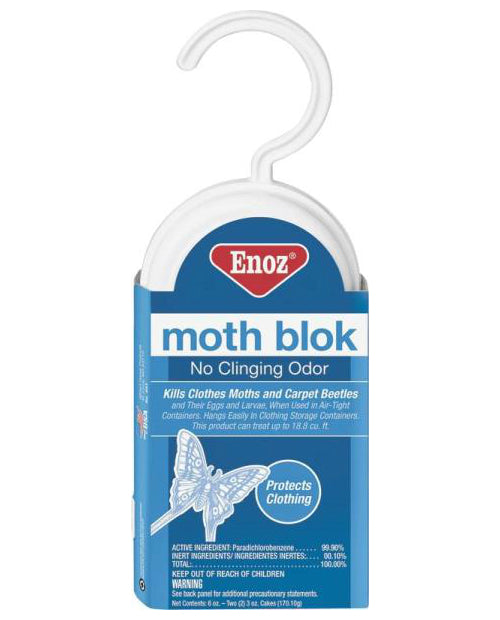 Enoz 493.6T Moth Blok Bag, 6 Oz