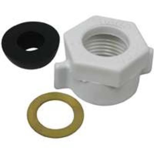 Worldwide Sourcing PMB-472 Ballcock Nut W/Washer & Ring, Plastic