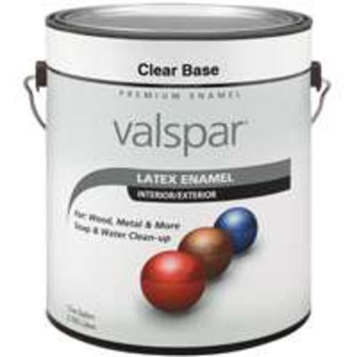 Valspar 410.0065103.007 Gloss Latex Enamel, Clear Base