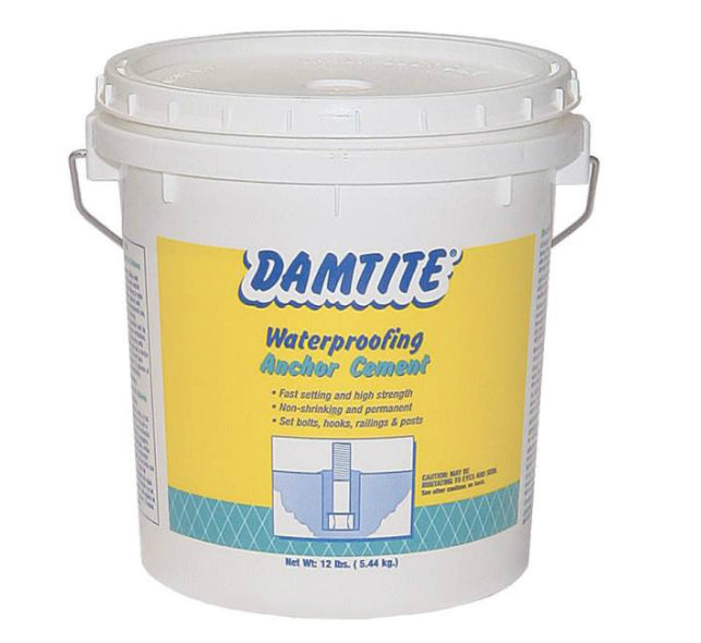 Damtite Waterproofing 08122 Waterproof Anchor Cement, 12 Lbs