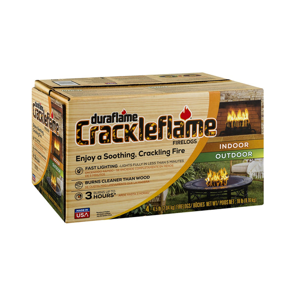Duraflame 04537 Crackleflame Firelogs, 4.5 lb