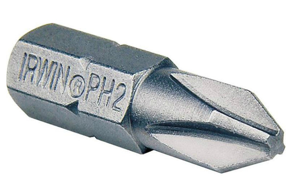Irwin 92011 Phillips Insert Bit, #2, 1"