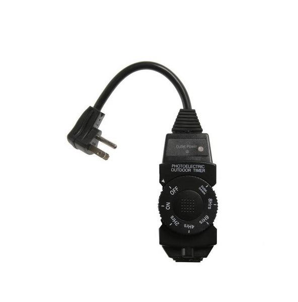 AmerTac TM142DOLB/TM14DOL Self-Adjusting Daily Timer, Black