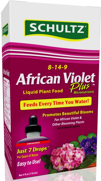 Schultz SPF44900 African Violet Plus Liquid Plant Food, 4 Oz