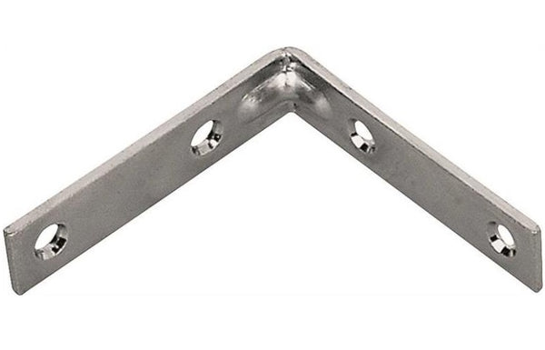 Prosource CB-G015-C4PS Corner Brace, Steel, Galvanized, 1-1/2" x 1/2"