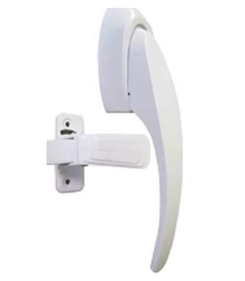 Ideal Security SKCSW Door Handle Pull Set, White