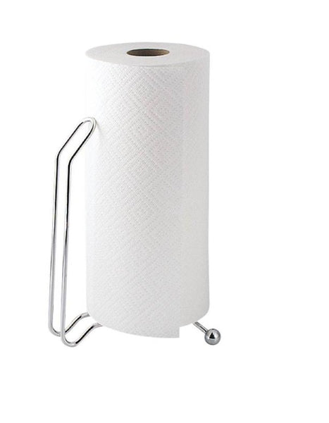 InterDesign 35402 Aria Paper Towel Holder Stand, Chrome