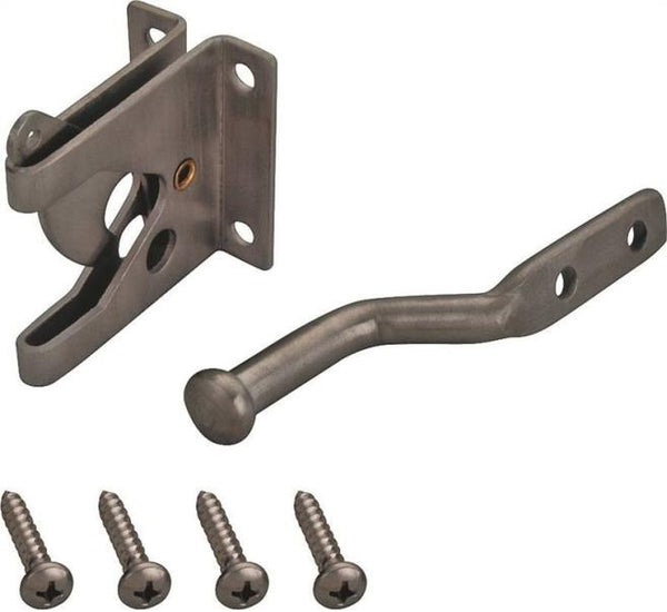 Prosource 33140PKB-PS Gate Latches, Steel, Powder Coated Black