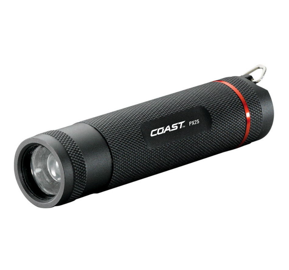 Coast TT7736CP PX25 Lumens LED Flashlight , AAA, Black