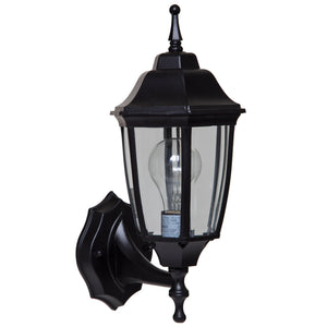 Boston Harbor BRT-BPP1611-BK One Light Wall Lantern, Black