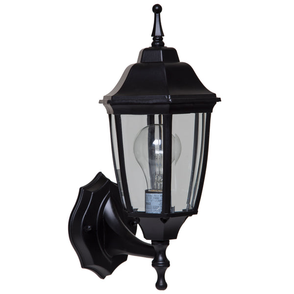 Boston Harbor BRT-BPP1611-BK One Light Wall Lantern, Black