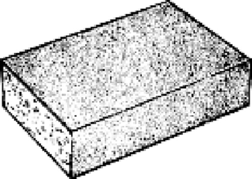 Allway Tools MF ALUMINUM OXIDE COATED SANDING SPONGE - MED FINE GRIT