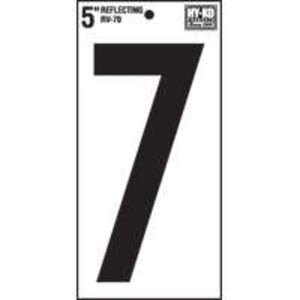 Hy-Ko RV-70/7 #7 Reflective Number 5" - Vinyl