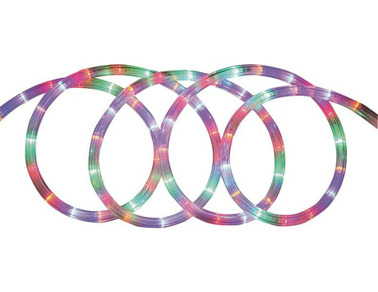 Holiday Basix U09Y562B Rope Light, 10mm, 18&#039;, Multi-Color Lights