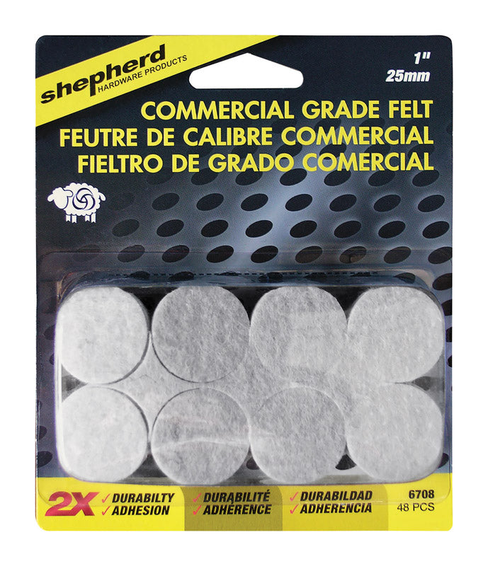 Shepherd Hardware 6708 Chair Glide, Felt, 1"