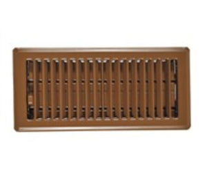 Imperial RG0234 Floor Register Brown, 4 x 10
