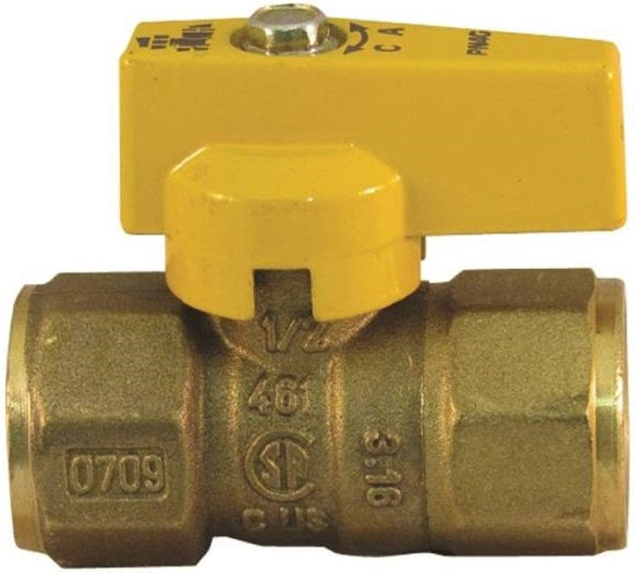 Pro-Flex PFGV-F12B Gas Valves, 1/2" x 1/2"