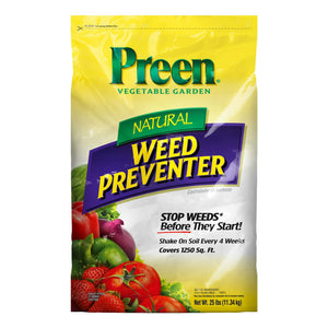 Preen 24-64156 Vegetable Garden Natural Weed Preventer, 25 Lbs