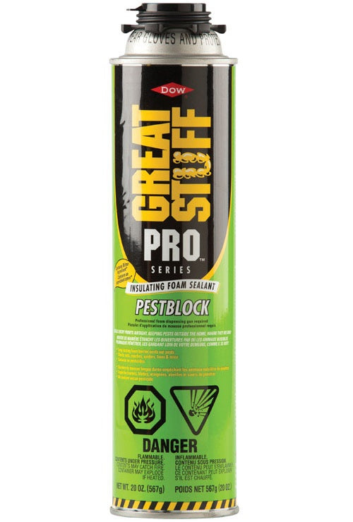 thumbnail image 2 of Dow GREAT STUFF PRO Pestblock Insulating Foam Sealant - Full Sealed Case 2 of 5