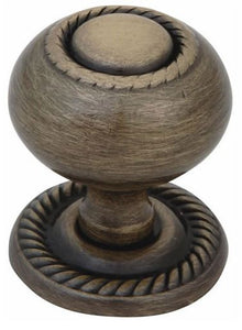 Mintcraft SF4013P-32AB Cabinet Knob Antique Brass,  1-1/4"