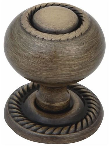 Mintcraft SF4013P-32AB Cabinet Knob Antique Brass,  1-1/4"
