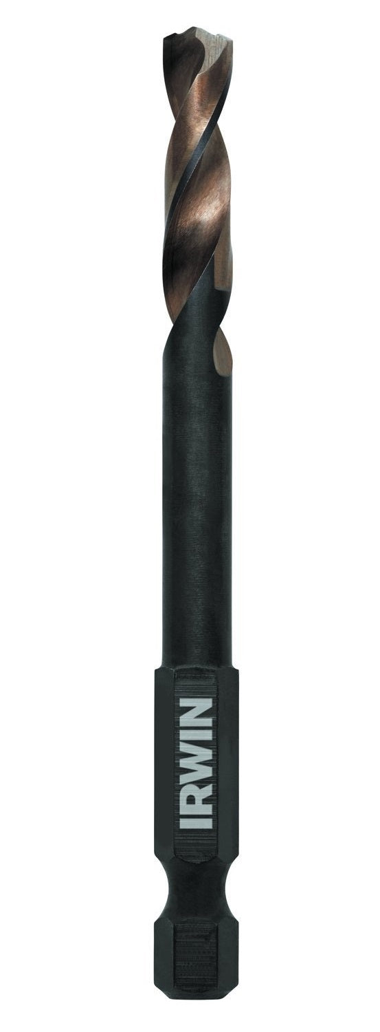 Irwin 1892841 Impact Drill Bit, 15/64", Black Oxide