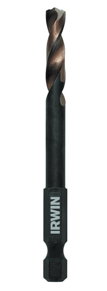 Irwin 1892841 Impact Drill Bit, 15/64", Black Oxide