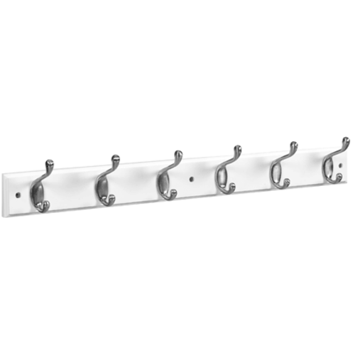 Stanley Hardware 827-105 Hookrail, Satin Nickel, 27" x .6" x 2.75"